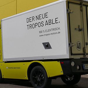 Das Konzept sind leichte und kleine Nutzfahrzeuge für den innerstädtischen Verkehr. Zugleich sind die Autos wendig und sehr vielseitig.(Bild:  Tropos)