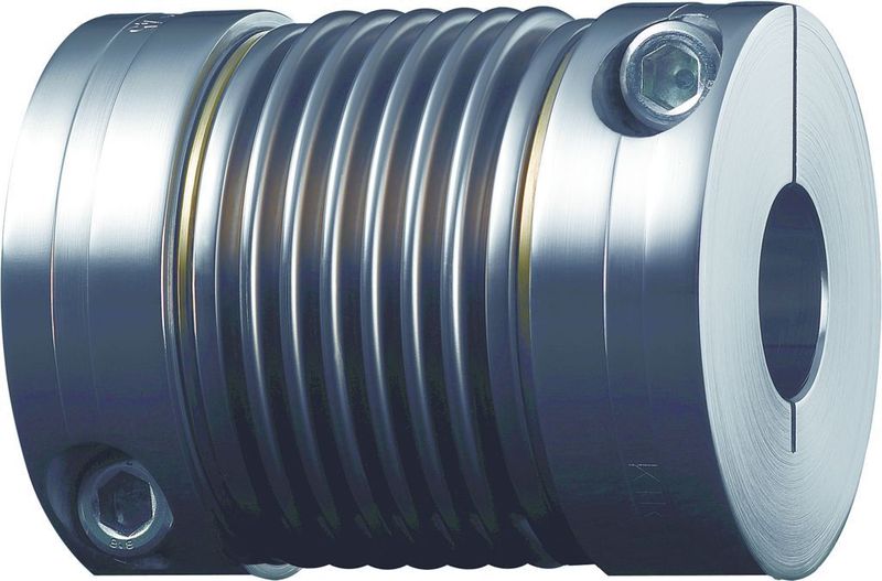 Bild 2: Der Metallbalg der Toolflex sorgt für einen optimalen Ausgleich von Axial-, Radial- und Winkelverlagerungen. Bild: KTR Kupplungstechnik (Archiv: Vogel Business Media)