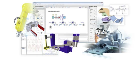 (Die neue Version von MapleSim ermöglicht es Ingenieuren, noch einfacher technisch ausdifferenzierte Maschinenmodelle zu erstellen, zu untersuchen und zu simulieren, um Entwicklungskosten zu senken und bessere Maschinen zu bauen. Bild: Maplesoft)