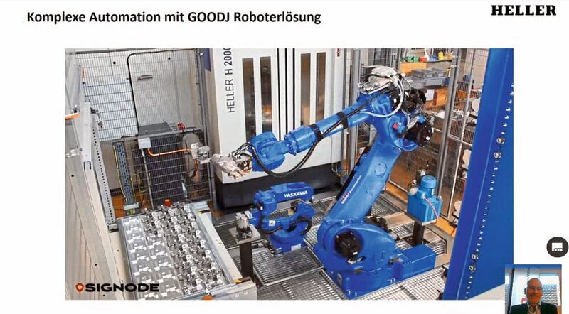 Christoph Andris von Heller präsentierte die Lösung, welche bei Goodj Automation in Sargans eingesetzt wurde.  (SMM)