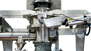 Detailansicht der Abfüllanlage (Novindustra)