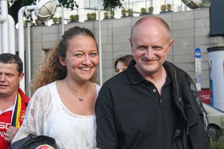 Gute Laune kurz vor der Bootsfahrt: Torsten Jacob von Torsten Jacob GmbH mit Katharina Dräger (Archiv: Vogel Business Media)