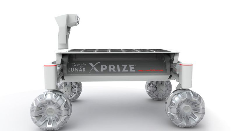Der „Google Lunar XPrize“ Raumfahrt-Wettbewerb richtet sich an Ingenieure und Unternehmer weltweit und ist mit 30 Millionen Dollar dotiert. (Foto: Audi)