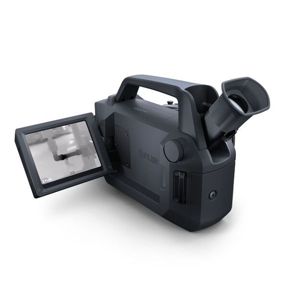 In addition, inspectors can detect gas leaks by either visualizing an added tracer gas (CO2) or detecting the sound of a leak. For example, Flir G343 optical gas imaging (OGI) cameras can be used for CO2. (Source: Teledyne Flir)