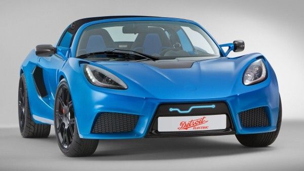Der elektrische Supersportwagen SP.01 von Detroit Electric wird von einem 150-kW-Elektromotor angetrieben (Bild: Detroit Electric)