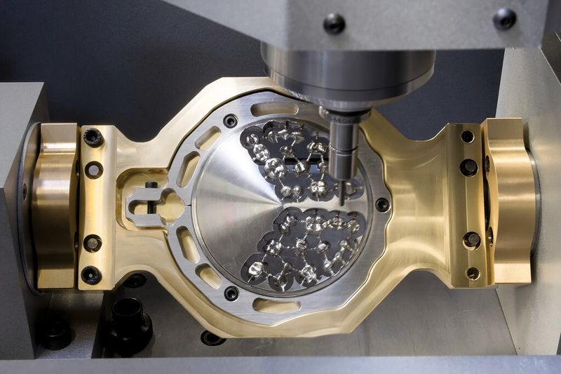 Der neu entwickelte Maschinentisch wurde als Palettenwechsler konzipiert und ermöglicht Werkstückwechsel nahezu ohne Umrüstzeiten. (Bild: Wissner)