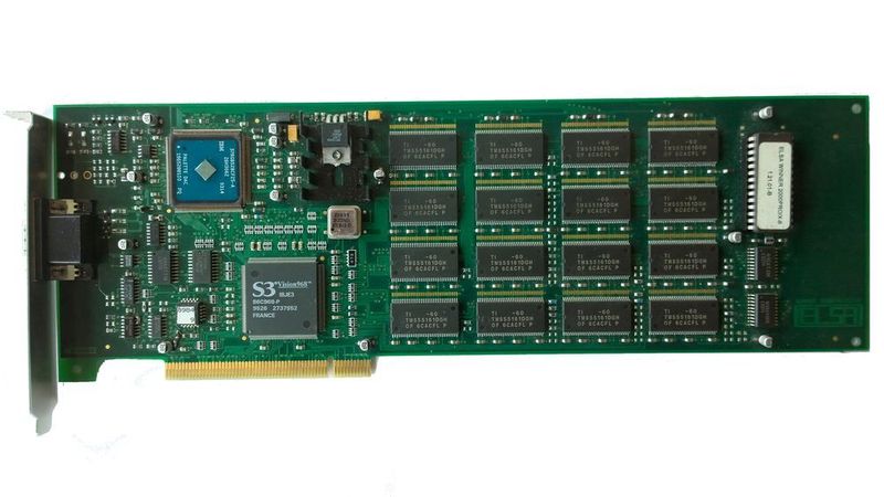 Die Elsa Winner 2000Pro/X-8 war zu ihrer Zeit eine High-Ende-Karte für etwa 2.000 Euro. Sie ist mit acht MB VRAM bestückt. (Bild: Vogel IT-Medien)