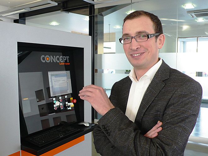 Florian Bechmann, head of development at Concept Laser (Source: Concept Laser)
