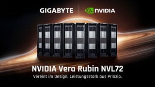 Der Nvidia Vera Rubin NVL72: Vereint im Design. Leistungsstark aus Prinzip. (Bild: Gigabyte)