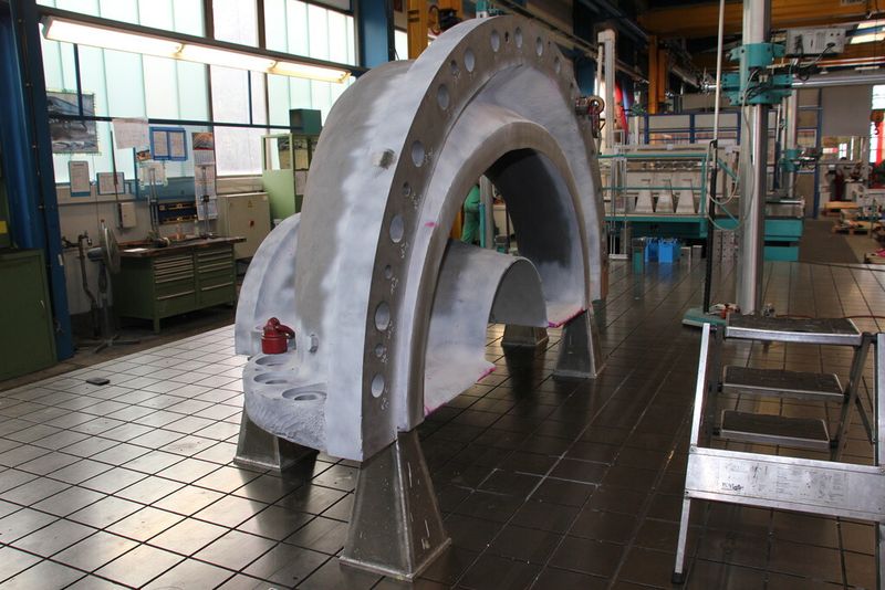 Die Messaufgabe hierbei war, den Ist-Zustand des Teils zu dokumentieren. Der Kunde will ein neues Teil bauen und benötigt dafür die CAD-Daten. Daraus macht sich der Kunde ein CAD-Modell und lässt es von Kinkele nacharbeiten. (Bild: Sonnenberg)