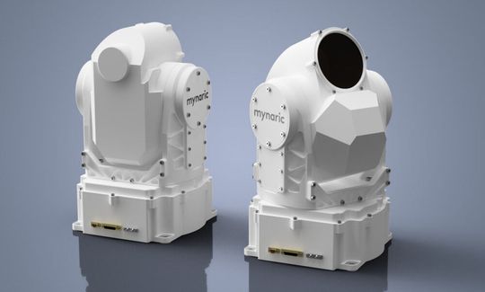 A safe future! Mynaric is a Bavarian start-up that develops laser radio systems (image). Unfortunately, series production got off to such a slow start that the company ran into difficulties. Now a US-American rake specialist has decided to bring Mynaric on board.(Source:  Mynaric)