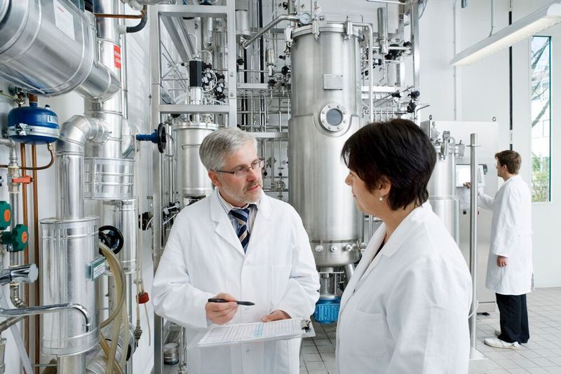 Die Entwicklung von Fermentationsprozessen bei Wacker. (Bild: © Steffen Wirtgen / Wacker Chemie AG)