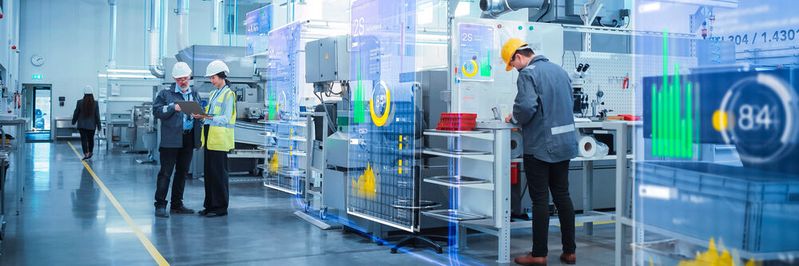 Künstliche Intelligenz ist etwa in Kombination mit Big Data eine Technologie, die zu einem wirtschaftlichen Vorteil führen kann. (Bild:  Gorodenkoff - stock.adobe.com)