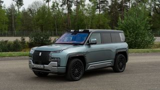 Der BYD Yangwang U8 hat vier Elektromotoren, einen für jedes Rad. (Bild: Harald Dawo/BYD)