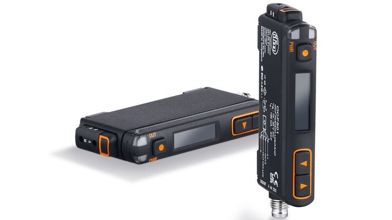 Der Lichtleiter-Sensor OCF ist der neue Maßstab für die Erkennung von Kleinteilen auf engstem Raum.(Bild:  ifm)