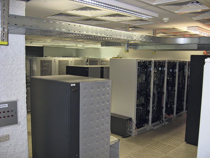 Rechenzentrum des IT-Dienstleisters ZDV-Saar (Archiv: Vogel Business Media)
