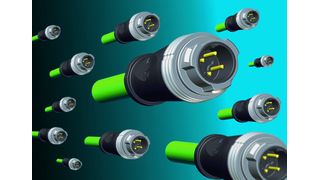 M12-Steckverbinder: Eine aktuelle Weiterentwicklung ist die Push-Pull-Innenverriegelung. (Yamaichi Electronics)