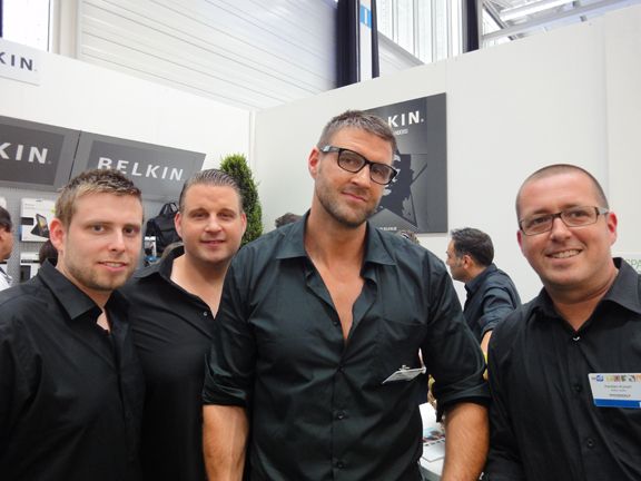 Das Belkin-Quartett: (v.l.) die Lippke-Brüder und Karsten Kunert (Archiv: Vogel Business Media)