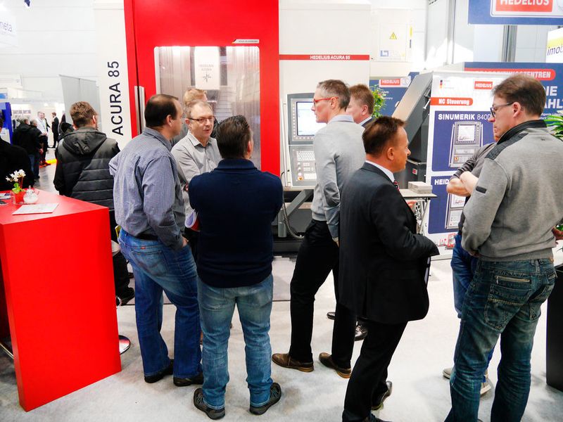 Die Acura 85 war ein echter Publikumsmagnet auf der Intec 2019 in Leipzig. (Hedelius)