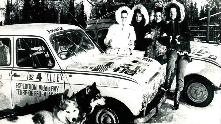 Weit vor Klimawandel und Co.: Als Alaska noch Alaska war. Bei -18 °C ohne Windschutzscheibe zu fahren, ist wahrlich kein Pappenstil. (Bild: Renault)