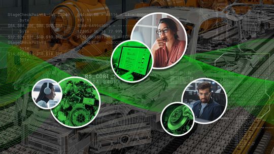 Was früher mechanisch geplant und sequenziell gebaut wurde, braucht heute agile, softwaregetriebene Entwicklungsmodelle.(Bild:  PTC)