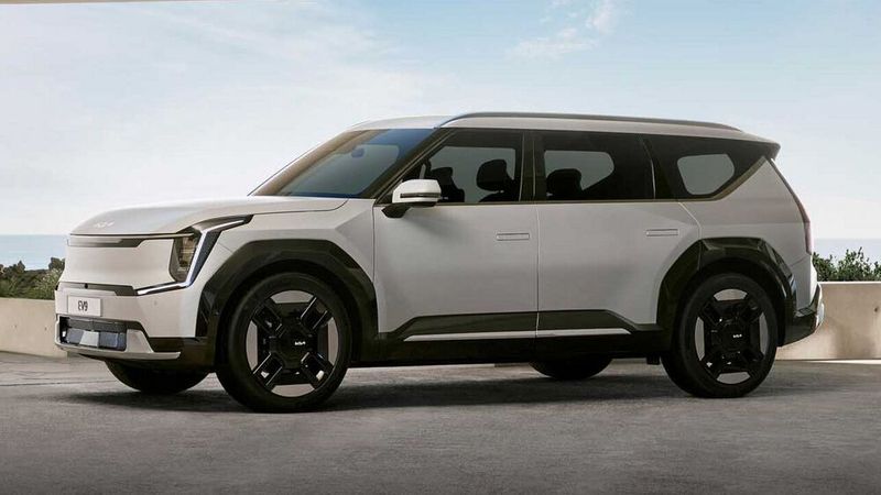 Kia will mit dem EV9 Mercedes, Volvo und Tesla Konkurrenz machen. (Bild: Kia)