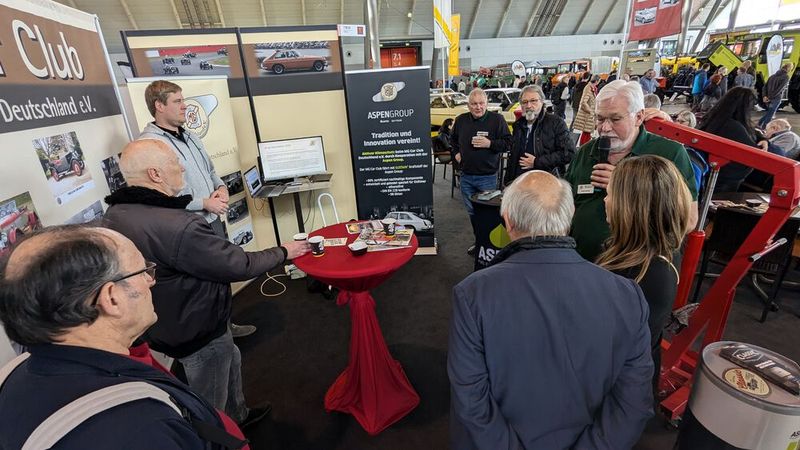 E-Fuel im Oldtimer? Ein Clubstand-Vortrag zum Thema fand Gehör beim Publikum. (Bild: Dominsky – VCG)