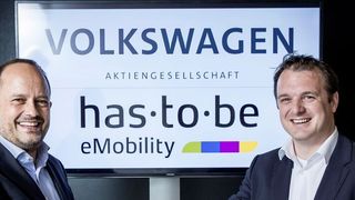 Thorsten Nicklass, CEO Elli (links), und Martin Klässner, CEO von Has-to-be. (Volkswagen AG)