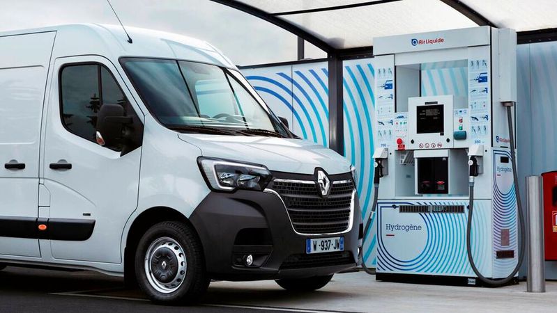 Renault will bei seinen leichten Nutzfahrzeugen künftig mehr auf den Wasserstoffantrieb  setzen. Dafür kooperieren die Franzosen nun mit einem US-Konzern.(Bild:  Renault)