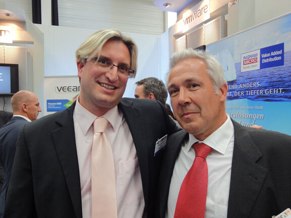 Markus Schober, VMware, mit Horst Hamrik (r.), Trend Micro (Archiv: Vogel Business Media)