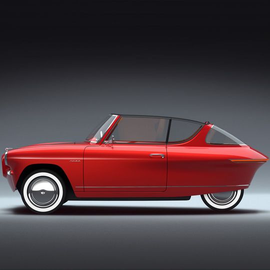 Der Nobe 100 sieht aus wie aus den 50ern(Bild:  Nobe Cars)