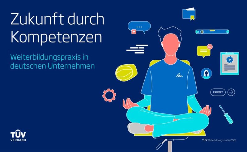 Der TÜV-Verband hat eine Studie zu Weiterbildungen in deutschen Unternehmen erstellt. (Bild:  TÜV-Veband)