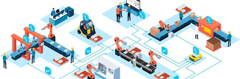 Die Potenziale der Industrie 4.0 können nur voll ausgeschöpft werden, wenn alle Komponenten auf dem Shop-Floor koordiniert zusammenarbeiten.(Bild:  Actyx)