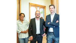 Der Geschäftsführende Gesellschafter von Lauda, Dr. Gunther Wobser (Mitte), hier zusammen mit der BDA-Vorsitzenden Janina Kugel (l.) und Kristian Schalter, Abteilungsleiter Strategie und Zukunft der Arbeit des BDA, wurde in den Digitalrat der Bundesvereinigung der Deutschen Arbeitgeberverbände berufen.  (Bild: BDA/Christian Kruppa)