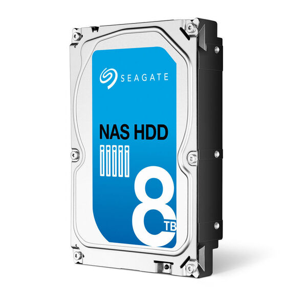 Bei der 8 TB großen NAS-HDD kommt Seagate noch mit Luftfüllung aus. Das macht die Platte erheblich billiger. (Bild: Seagate)