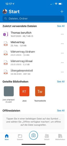 Die OneDrive-Einstellungen werden über das Icon des Benutzerkontos oben links aufgerufen. (Joos/Microsoft (Screenshot))