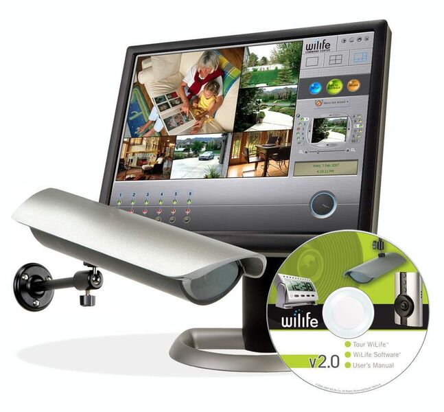 Zur Überwachung von Außenbereichen bietet Logitech das Master Outdoor Set an – bestehend aus einer wetterfesten Kamera und einer Software-Lösung. (Archiv: Vogel Business Media)