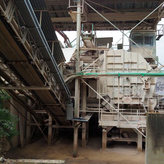 Ein neues Verfahren zur Reinigung von Kalkstein erhöht die Ressourceneffizienz des Steinbruchs in Mönsheim.(Bild:  Mühlenkamp)