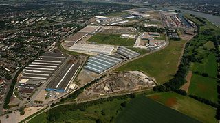 Der Logport 1 könnte das Vorbild für das riesige Areal in Oberhausen sein.  (Bild: Duisport)