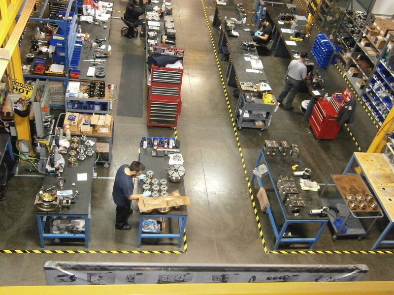 Impressionen aus dem Unternehmen Haas Automation in Oxnard, Californien, USA. (Bild: Königsreuther)