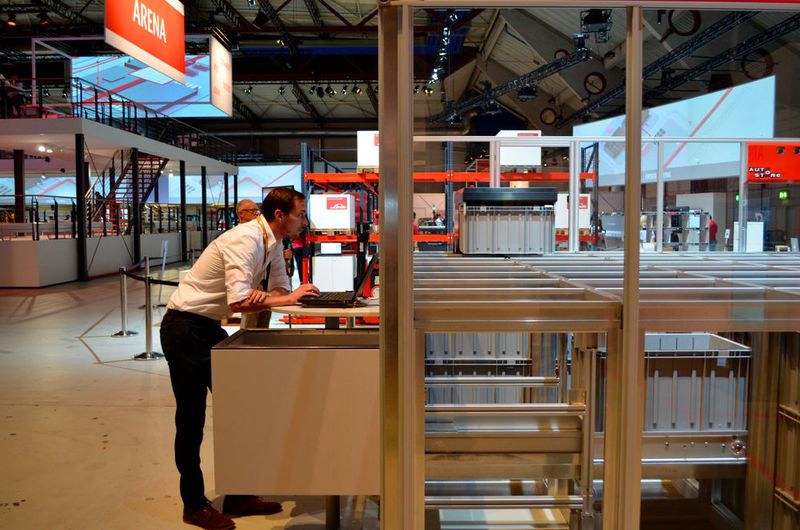 Impressionen von der World of Material Handling am 11. Juni 2018 in Mannheim. Gastgeber waren Linde und Dematic. (Sergio Caré-Lucas)