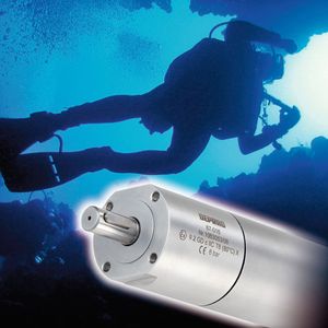 Bild 1: Für jede Anwendung den richtigen Pneumatikantrieb finden: beispielsweise abgedichtete Druckluftmotoren für den Einsatz unter Wasser.