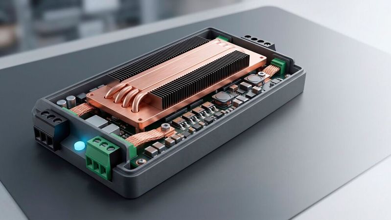 INFAC integrates an isolated and regulated 800 V-to-48 V DC‑DC converter into the EV battery pack, using the existing cooling system while reducing high-voltage cabling, external components and packaging requirements. (symbolic image)(Source: ©  NAMONA_Design - stock.adobe.com)