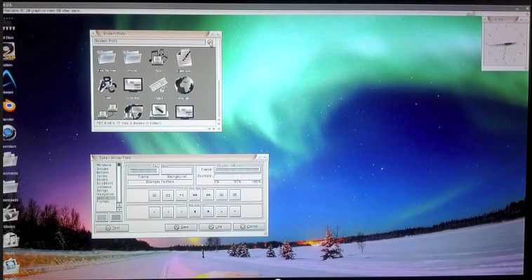 Eher was für Experimentierfreudige: Bei dem auch aufs Raspberry Pi portierten Betriebssystem AROS handelt es sich um eine freie, auf ARM Prozessoren angepasste Weiterentwicklung des AmigaOS von Commodore. (Stephen Jones / YouTube)