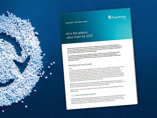 Neues Positionspapier: Künstliche Intelligenz als Schlüssel zur Circular Plastics Economy bis 2030(Bild:  Fraunhofer-Institut Umsicht)