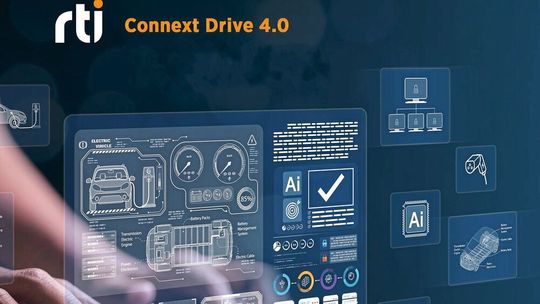 Mit Connext Drive 4.0 bietet RTI das nach eigenen Angaben industrieweit erste KI-gestützte Kommunikationsframework für schnellere Entwicklung im Bereich SDV an.(Bild:  RTI)
