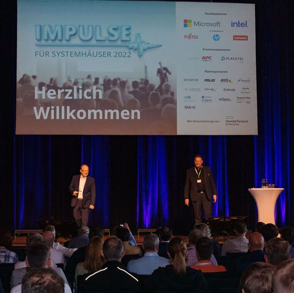 Herzlich Willkommen zur Synaxon Impulse 2022. (Bild: Astrid Piethan Fotografie)