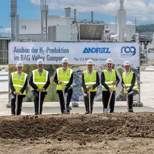 Andritz and RAG Austria have officially marked the start of construction with a groundbreaking ceremony for Austria’s largest green hydrogen plant.(Source:  (c) Karin Lohberger Photography)