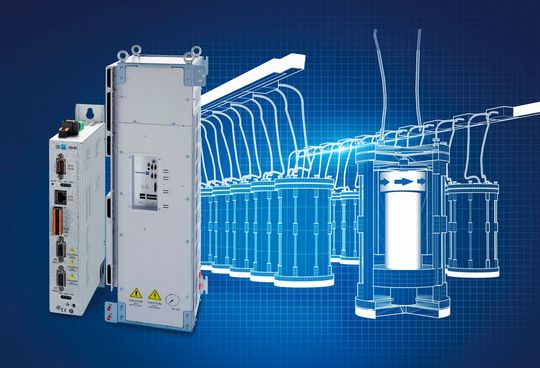 Mit ‘Flying Restart’ erweitert Sieb & Meyer den Funktionsumfang seiner Drive Controller aus der SD4x-Familie ab 24 kW aufwärts. Die Lösung ermöglicht das sensorlose Aufschalten auf einen bereits drehenden Motor oder Generator.(Bild:  Sieb & Meyer)