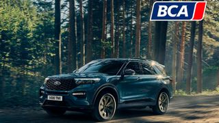 Drei Ford Explorer (Foto), zwei Ford Ranger, eine Handvoll Mustangs und sechs Wohnmobile waren die Highlights der Ford-Jahresendauktion. (Bild: BCA)